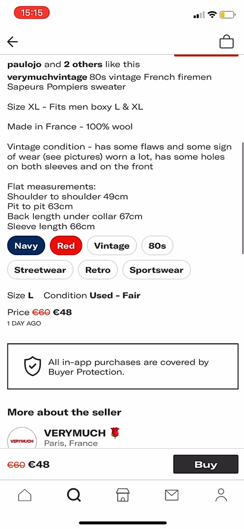 Depop - Buying something - Screen 8