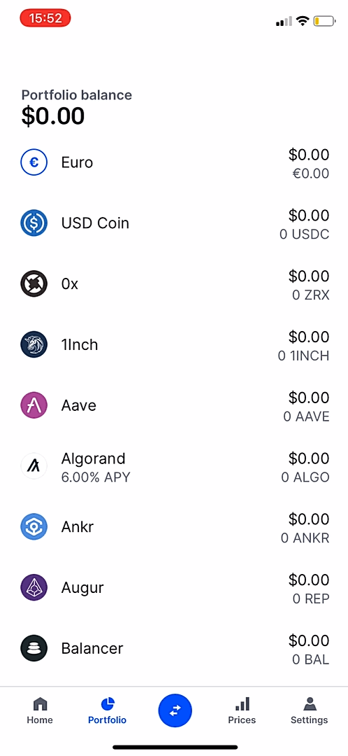 Coinbase - Navigation - Screen 2