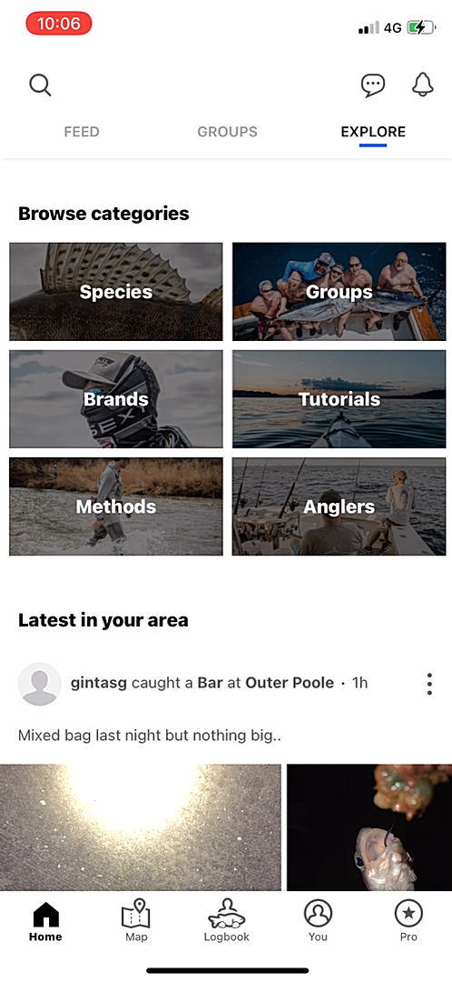Fishbrain - Navigation