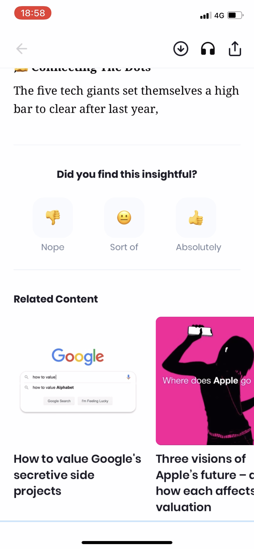 Finimize screenshot 15