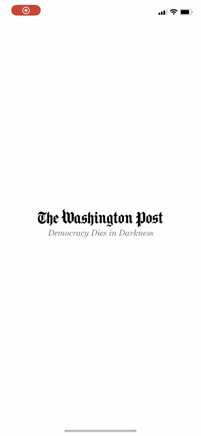 The Washington Post - Onboarding