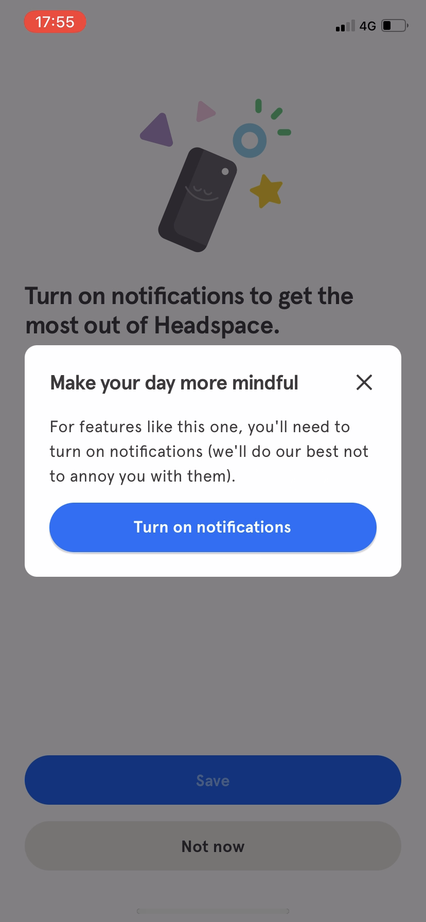 Headspace - Notifications Opt-in - Screen 3