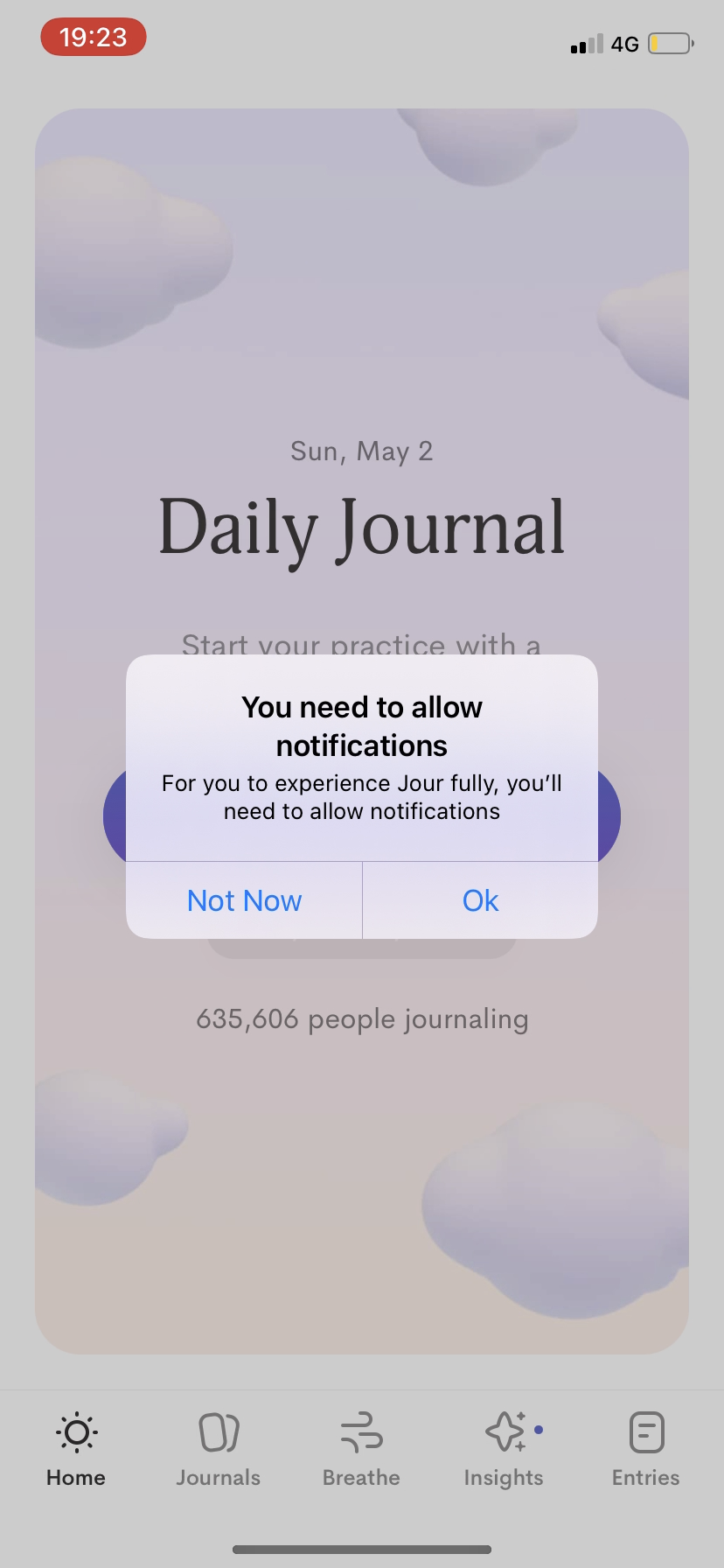 Jour - Notifications Opt-in
