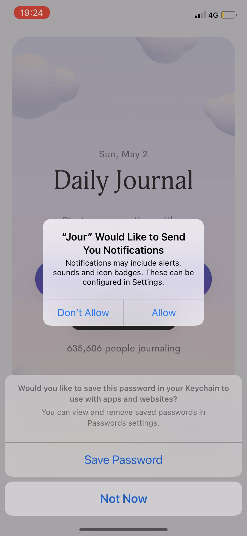 Jour - Notifications Opt-in - Screen 2