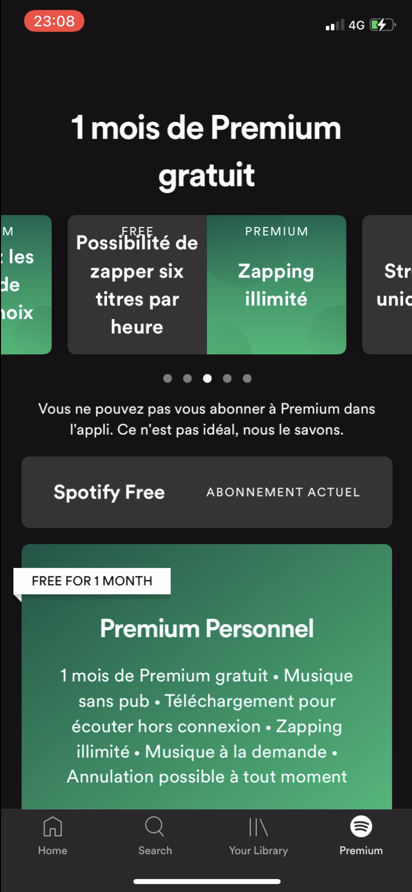 Spotify - Upgrading - Screen 3