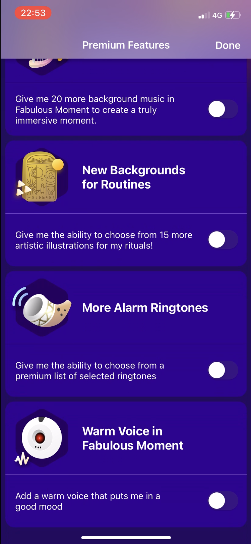 Fabulous - Upgrading - Screen 4