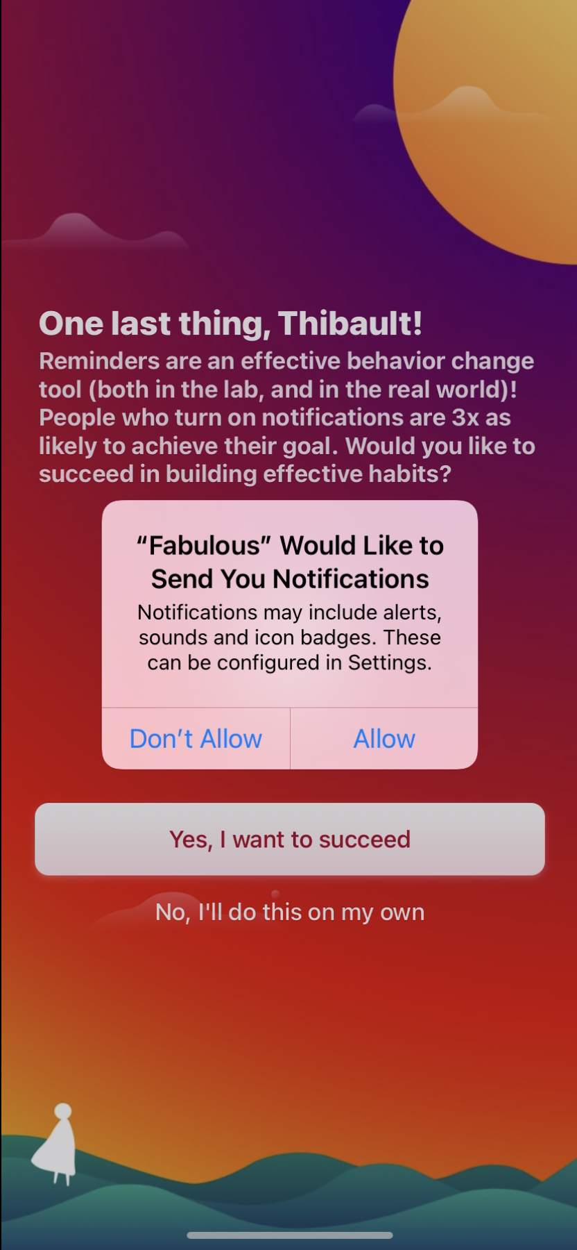 Fabulous - Onboarding - Screen 27