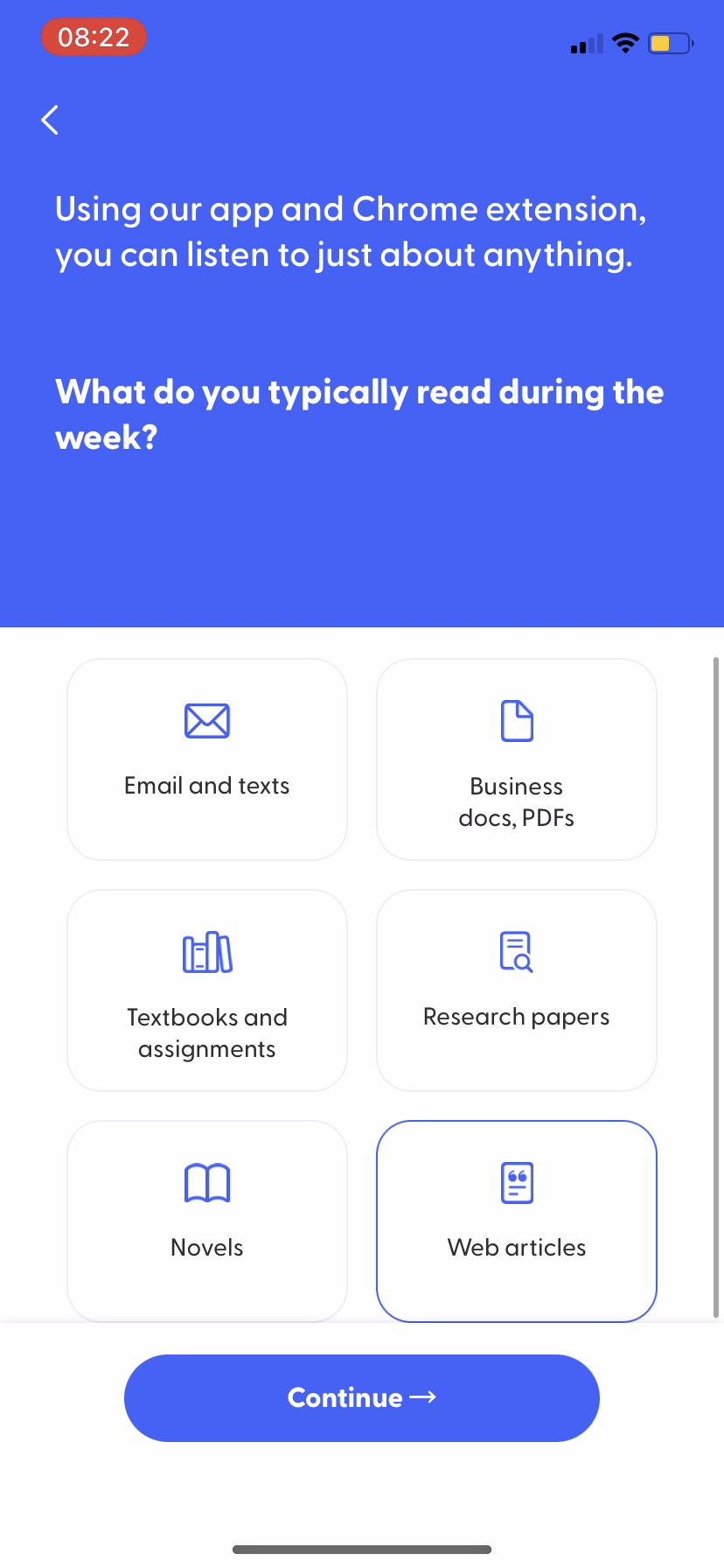 Speechify - Ad Tracking Opt-in