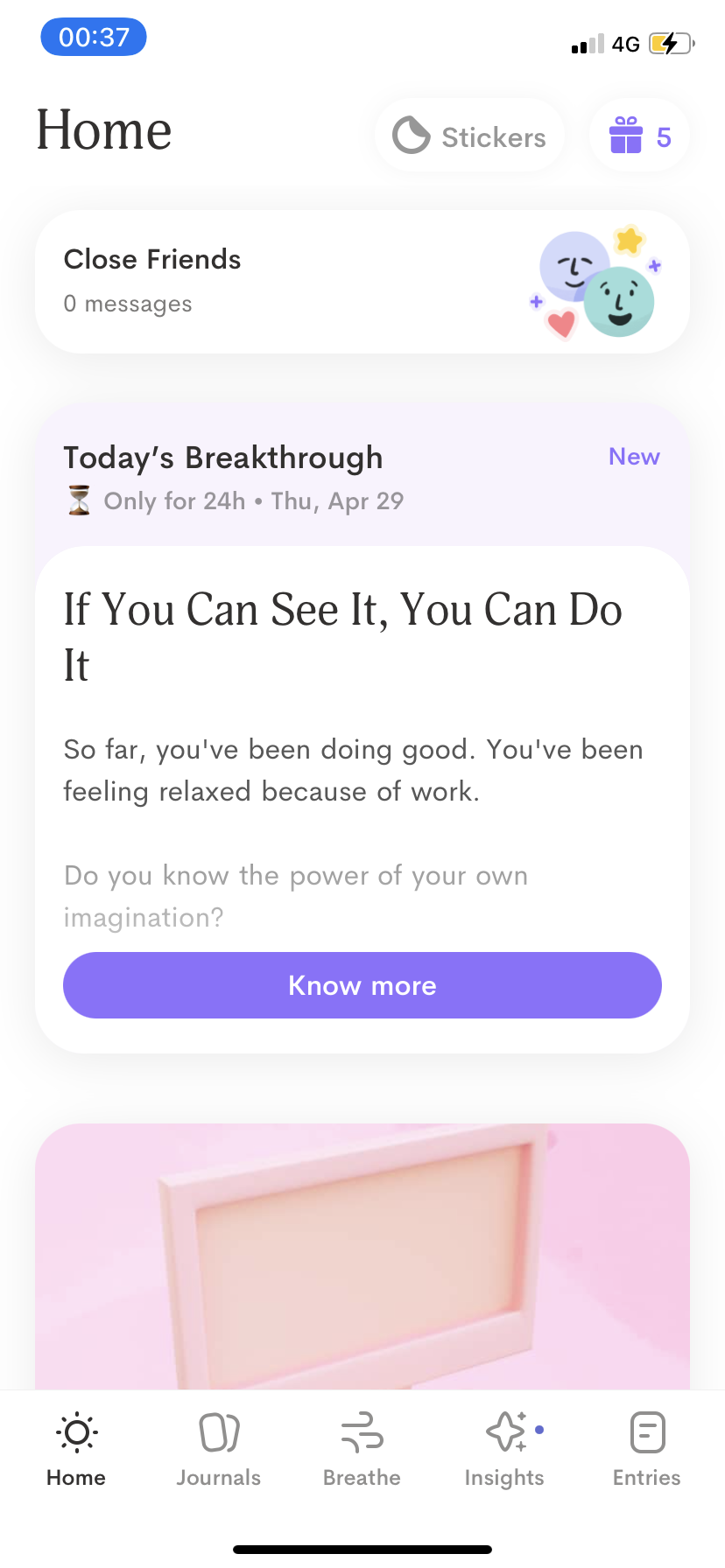 Jour - Invite a friend - Screen 1