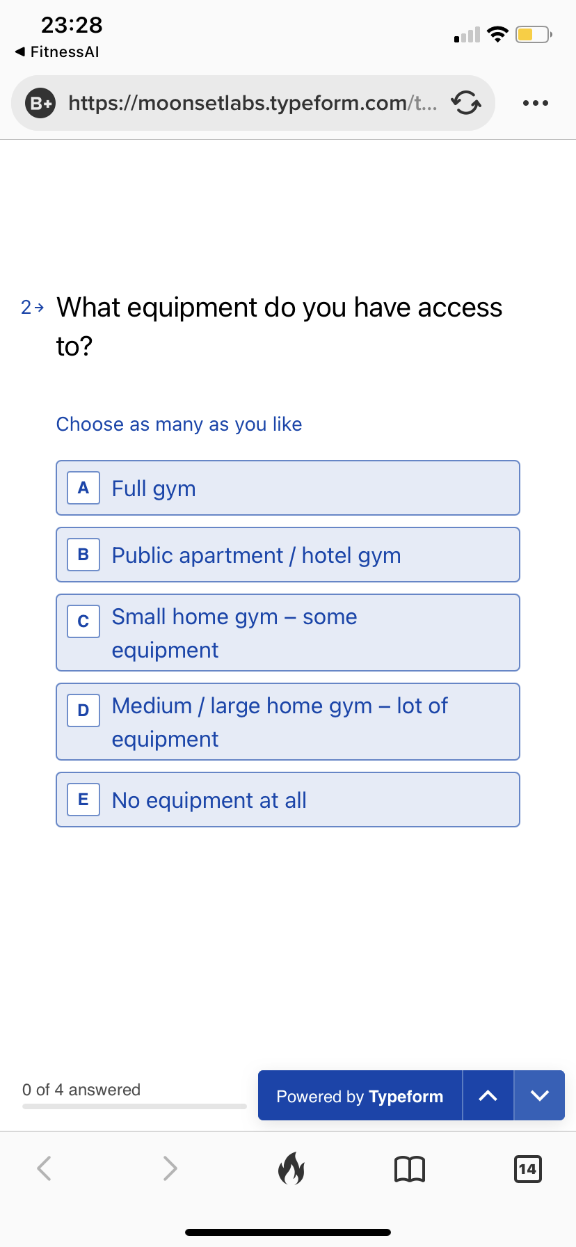 FitnessAI - Unsubscribing - Screen 3