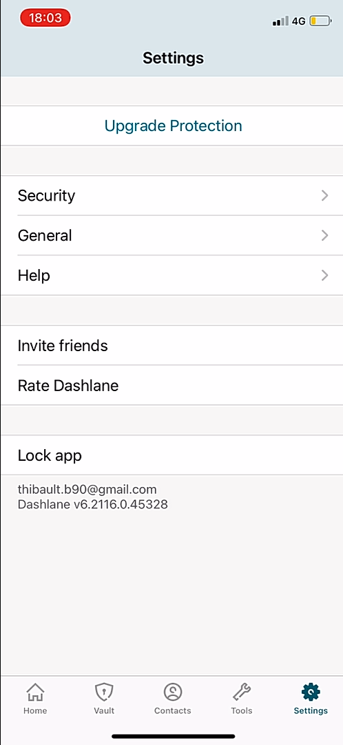 Dashlane screenshot 25