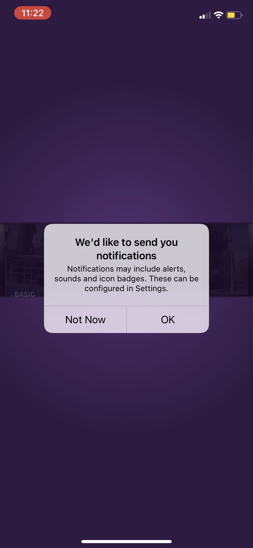 Hotel Tonight - Notifications Opt-in