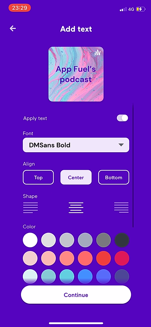 Anchor - Creating content - Screen 15