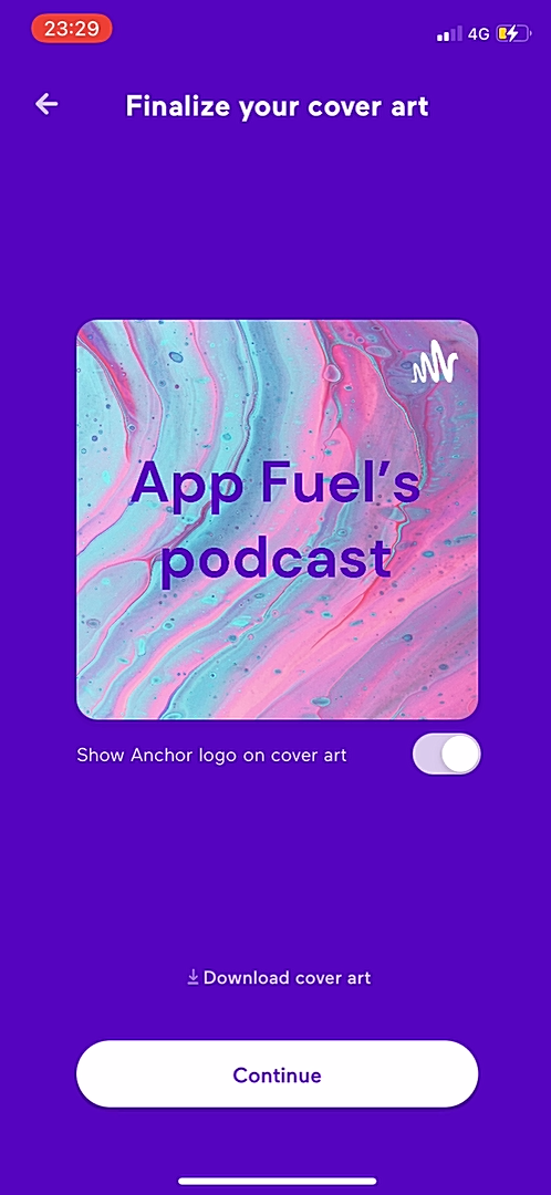 Anchor - Creating content - Screen 16