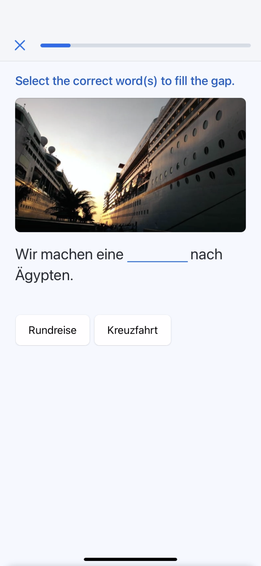 Busuu - Doing a session - Screen 26
