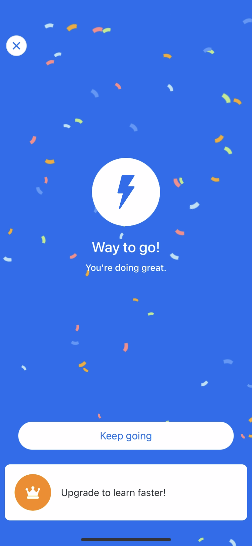 Busuu - Doing a session - Screen 29