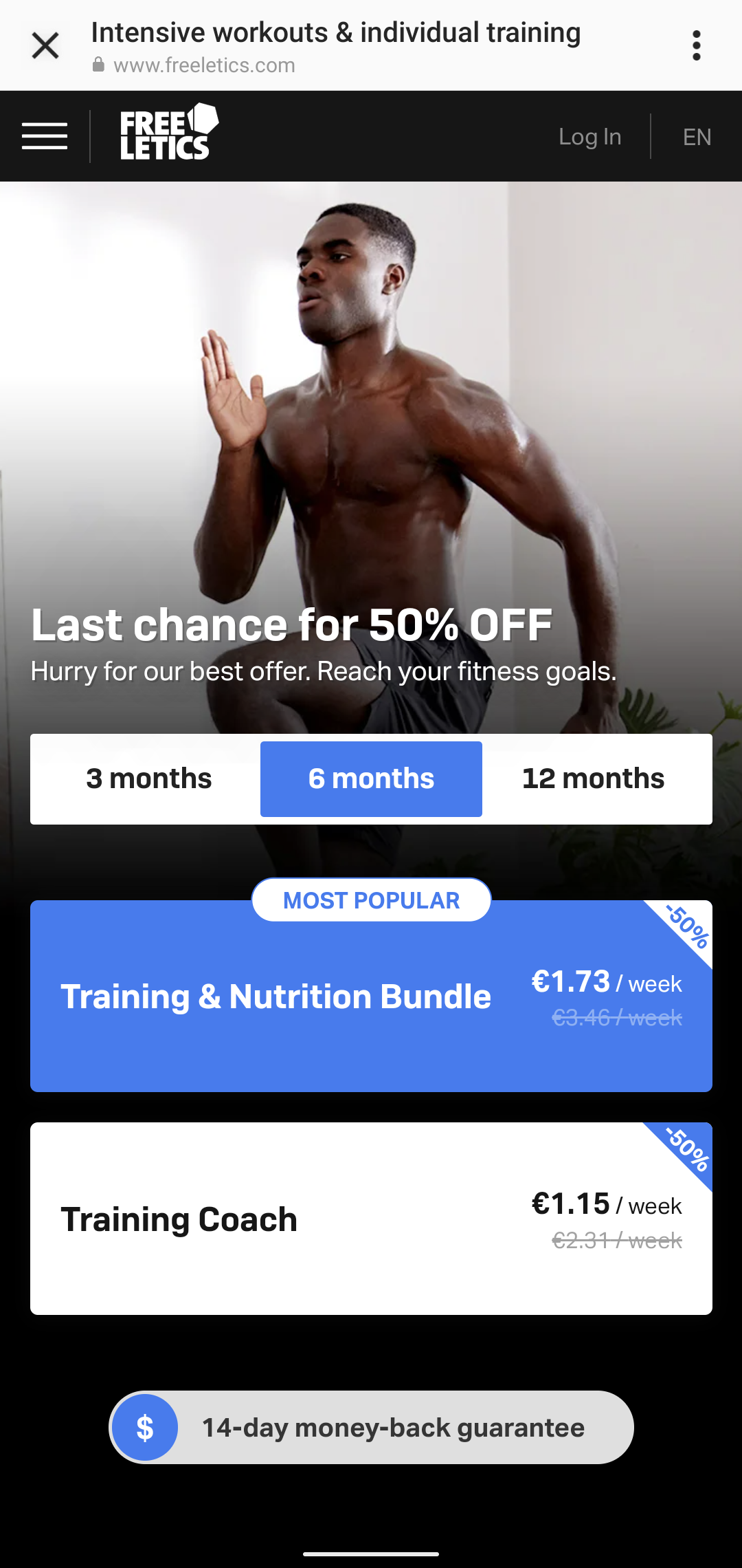 Freeletics screenshot 7