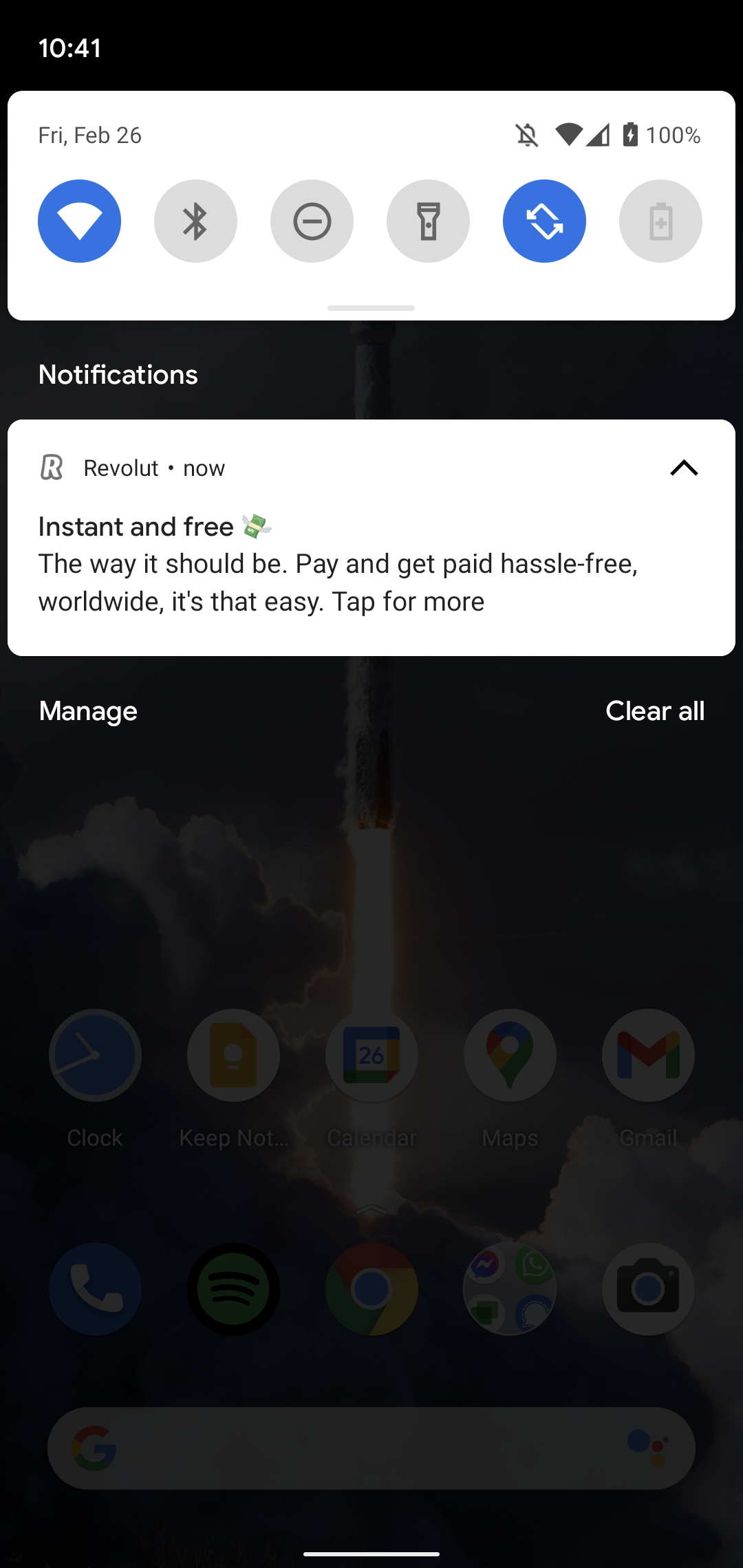 Revolut screenshot 1