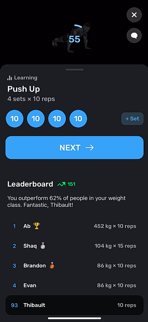 FitnessAI screenshot 1
