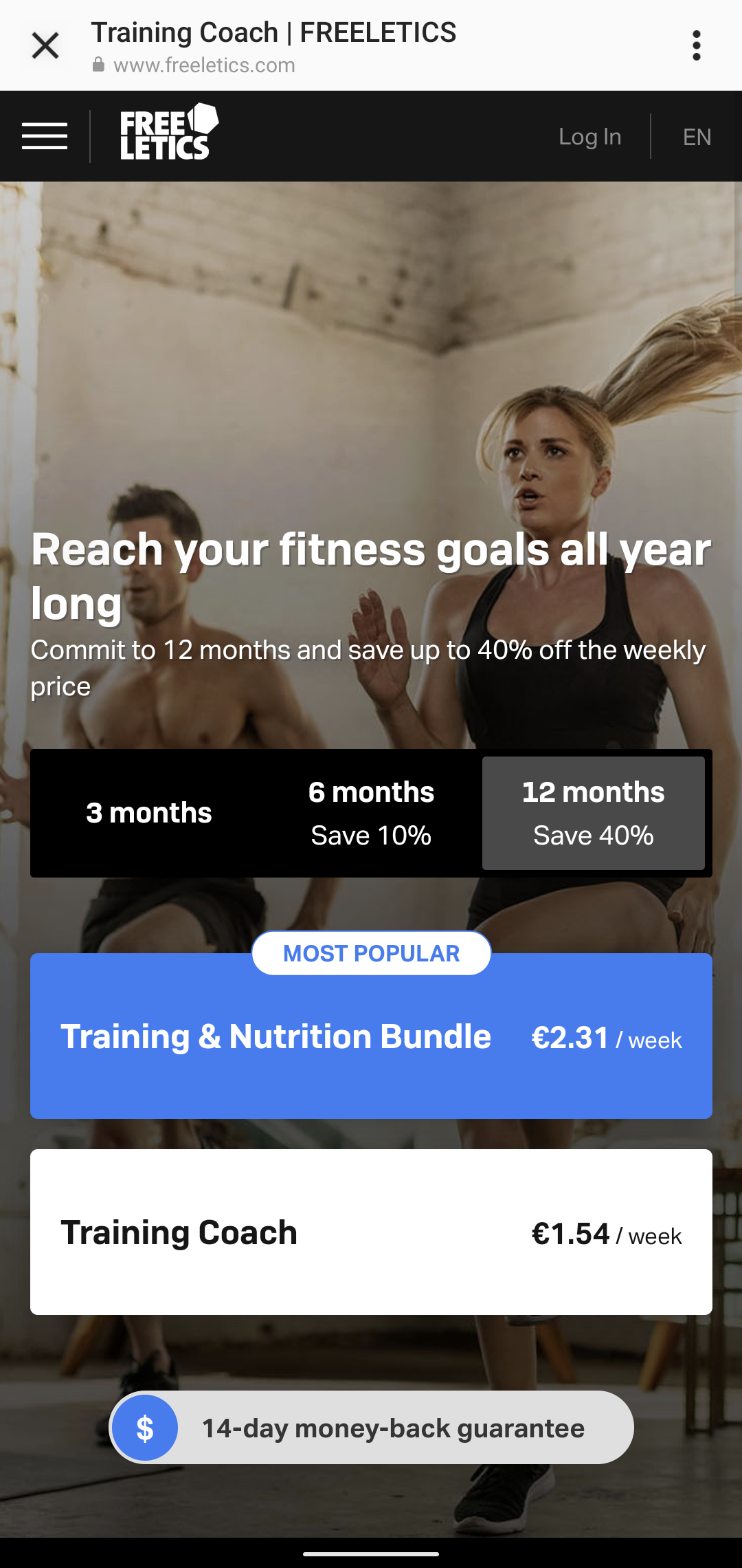Freeletics screenshot 3