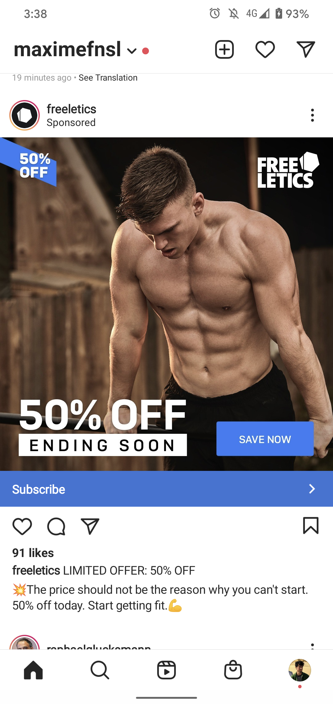 Freeletics screenshot 3