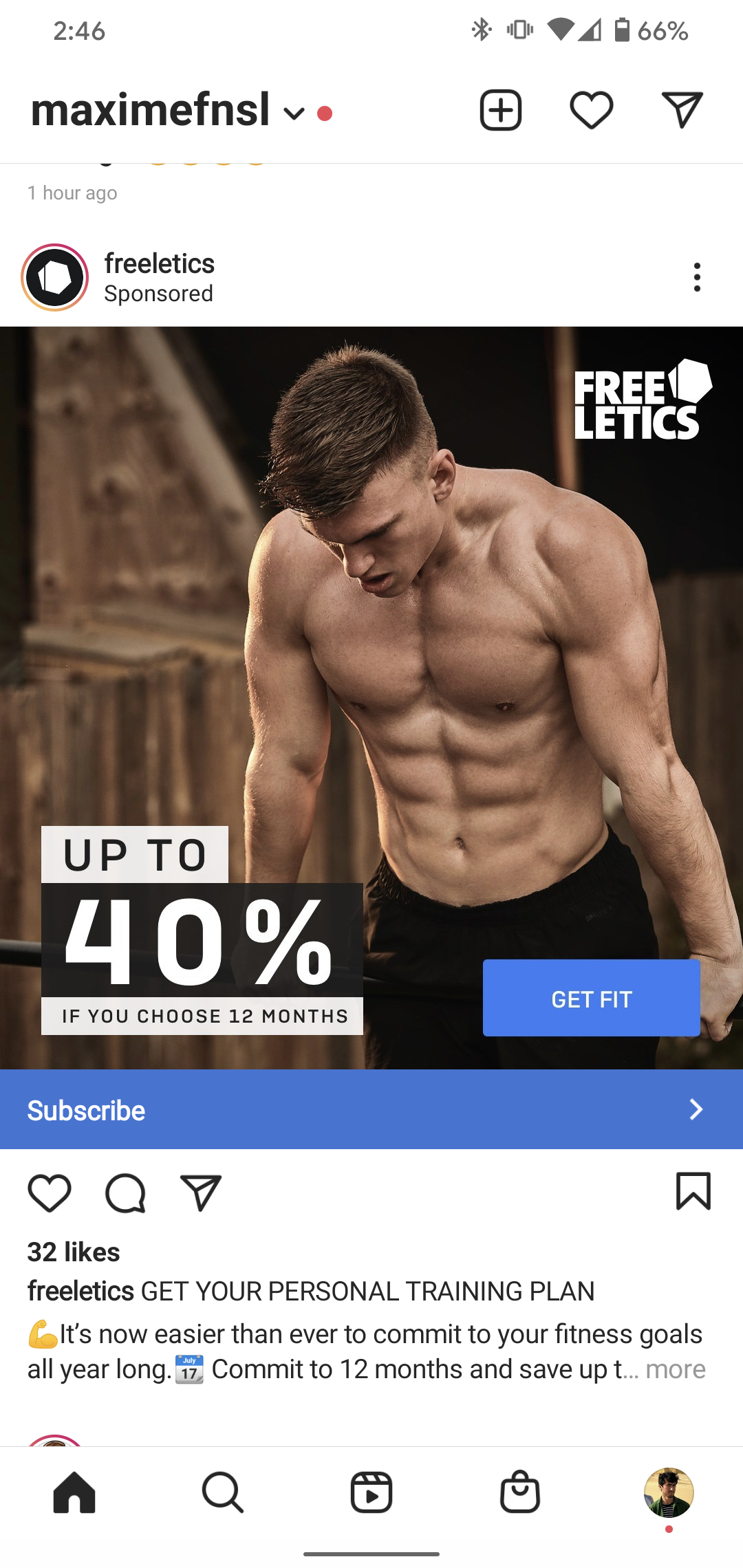 Freeletics screenshot 2