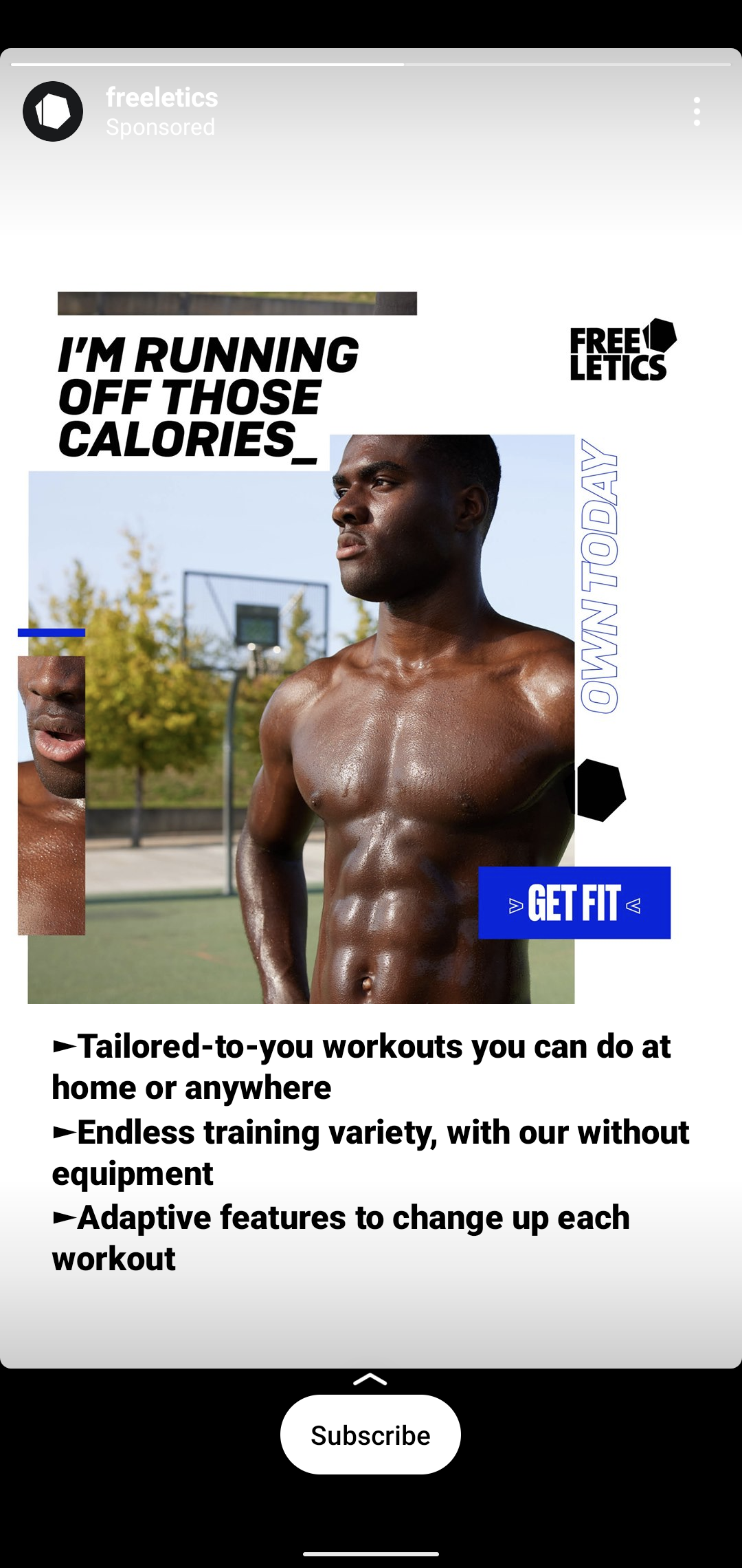 Freeletics screenshot 2