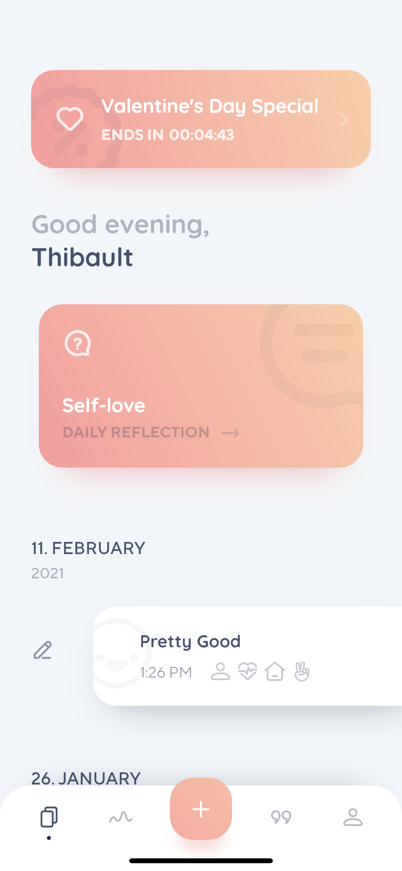 Reflectly screenshot 2