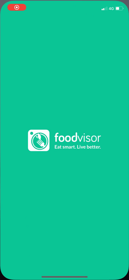 Foodvisor screenshot 1