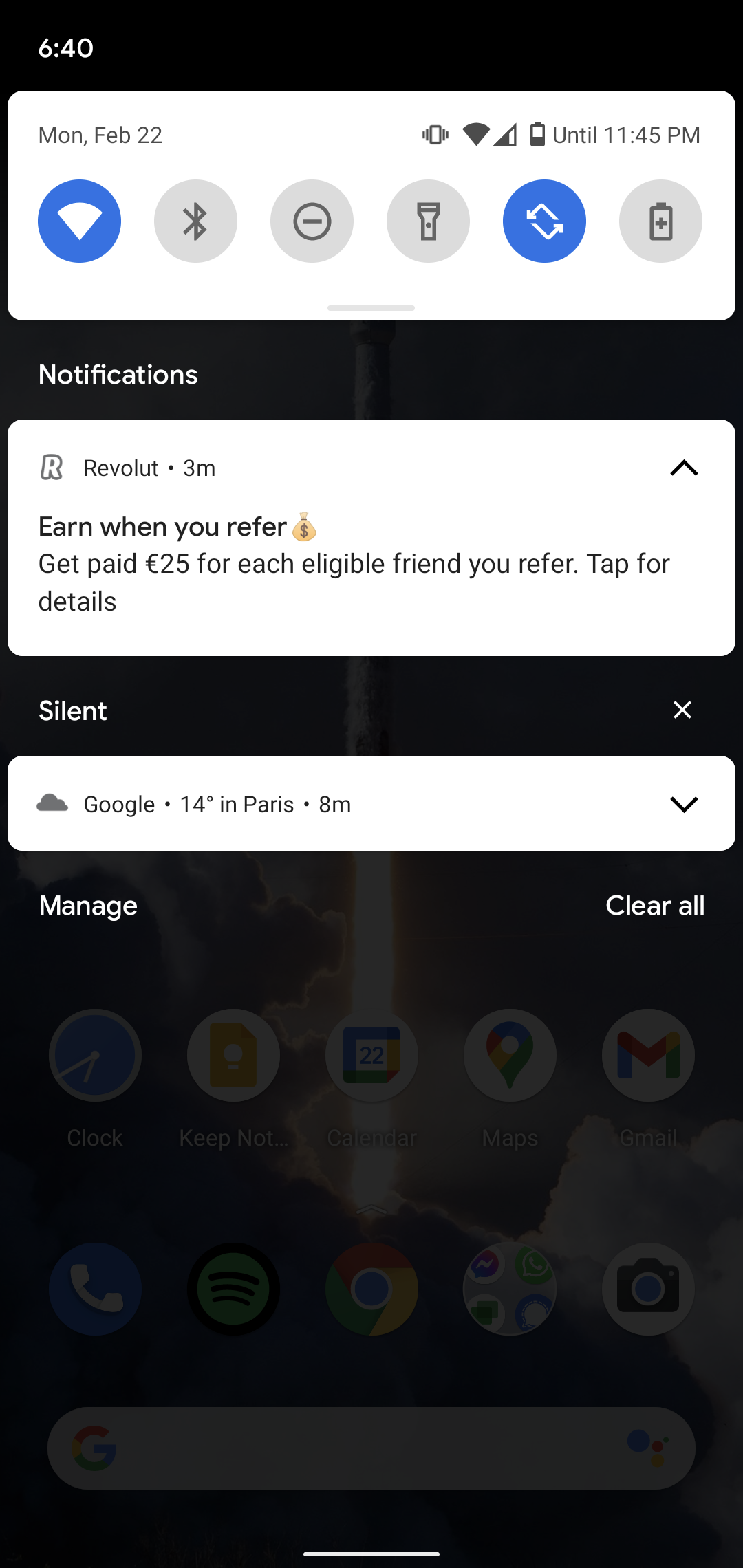 Revolut screenshot 1
