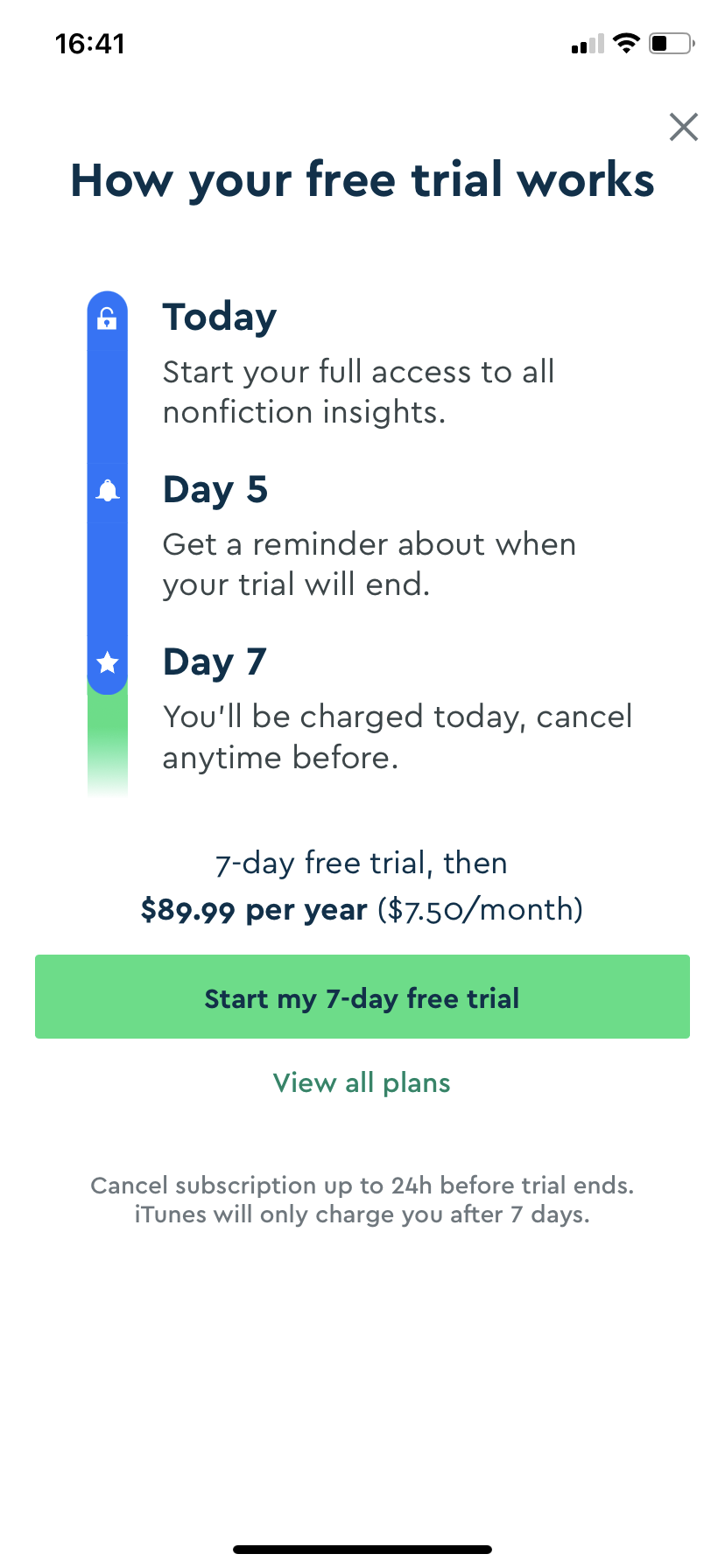 Blinkist screenshot 1