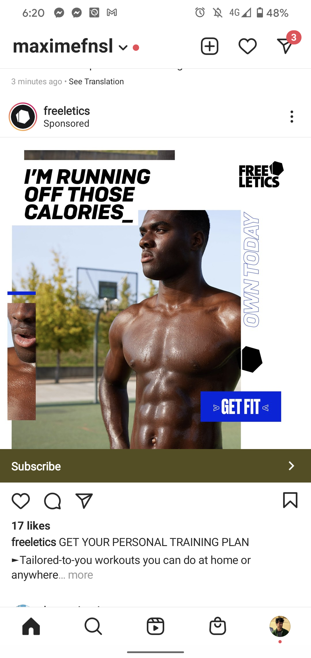 Freeletics screenshot 4