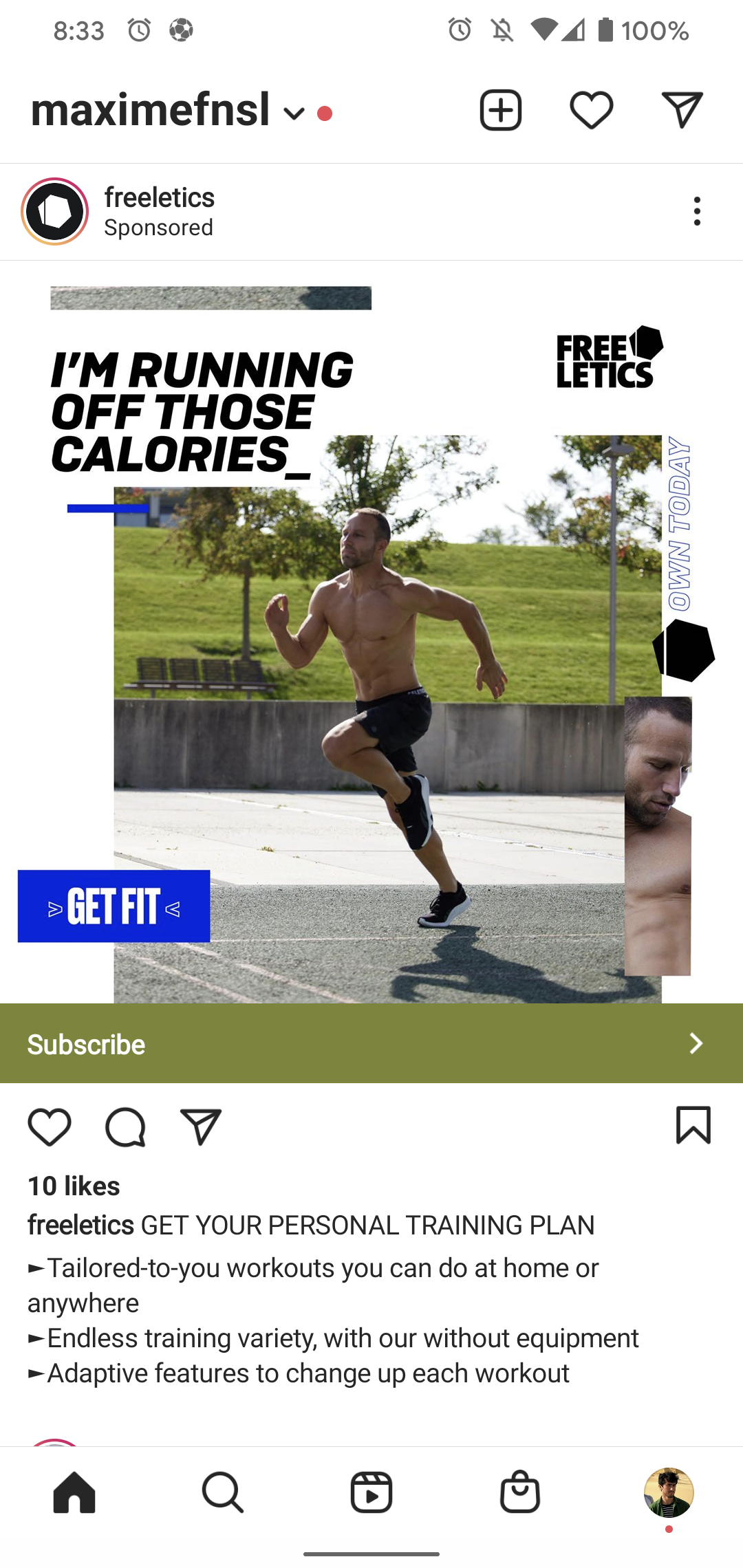 Freeletics screenshot 5