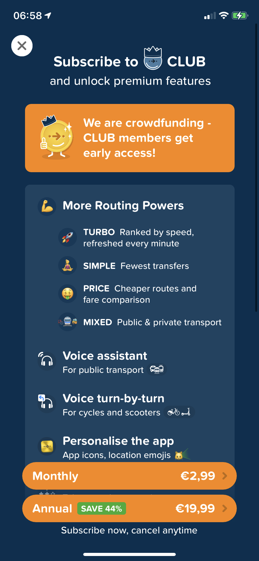 Citymapper screenshot 10