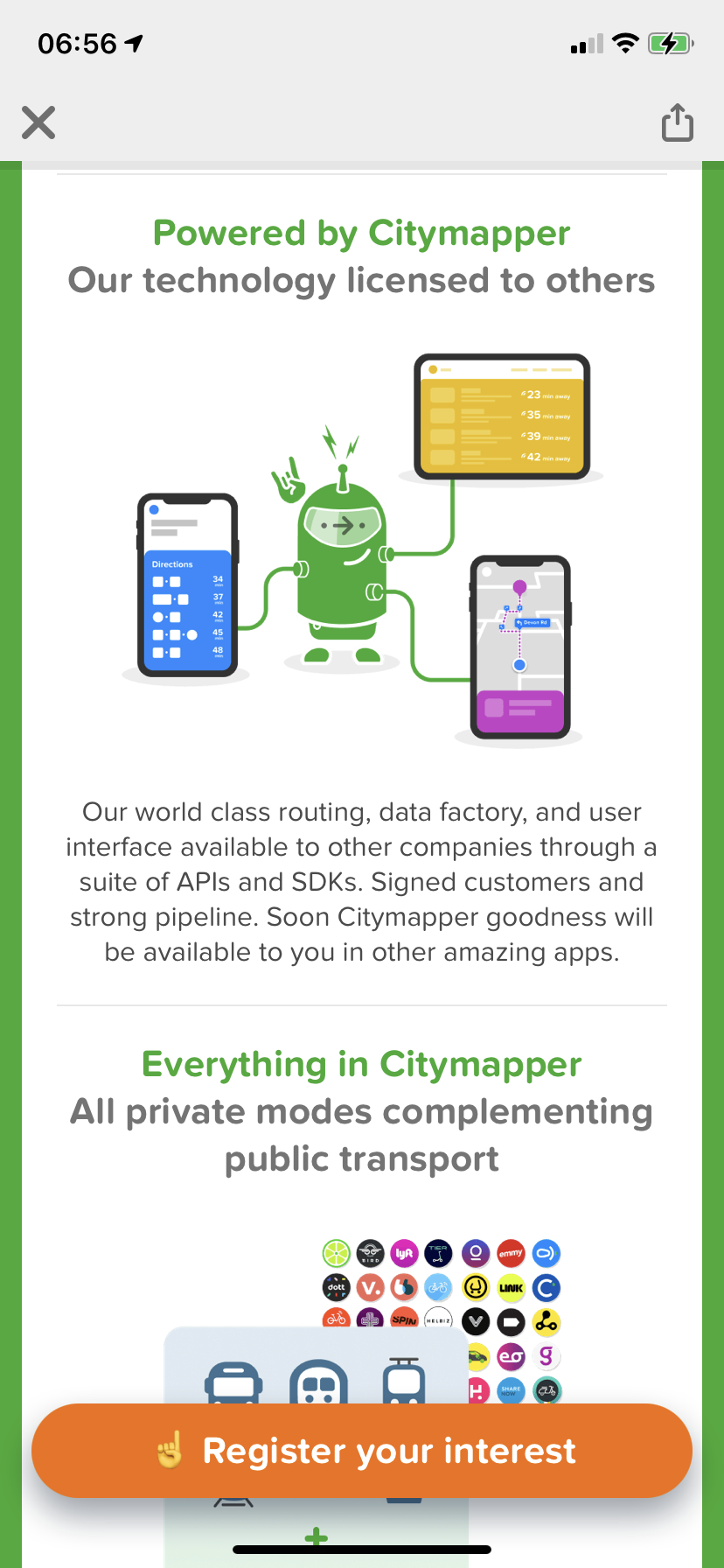 Citymapper screenshot 8