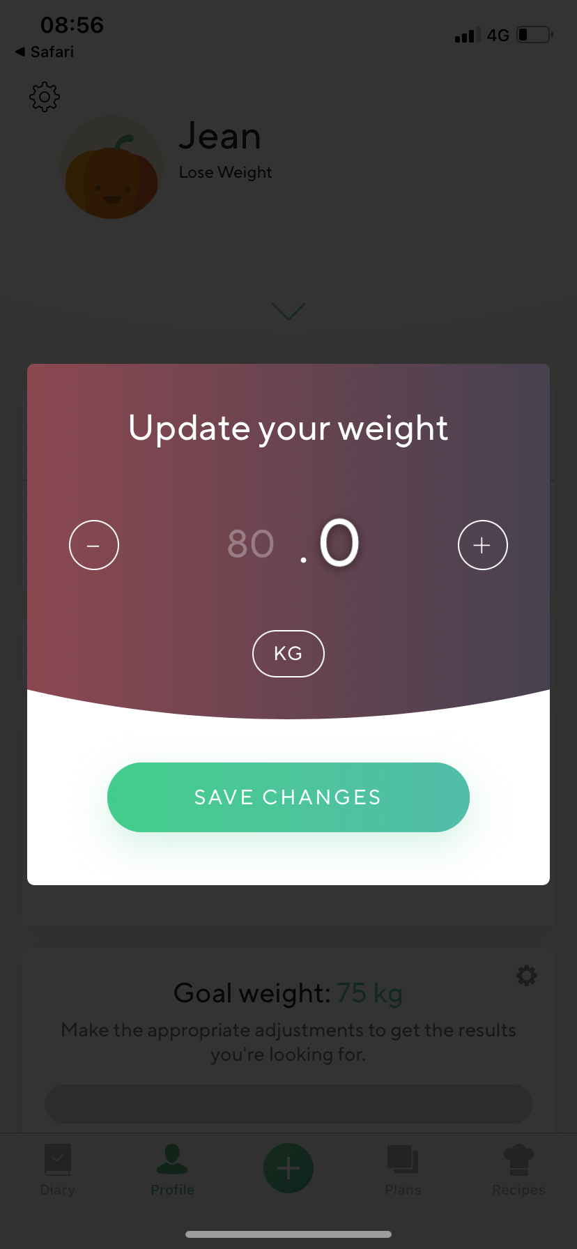 Lifesum screenshot 2