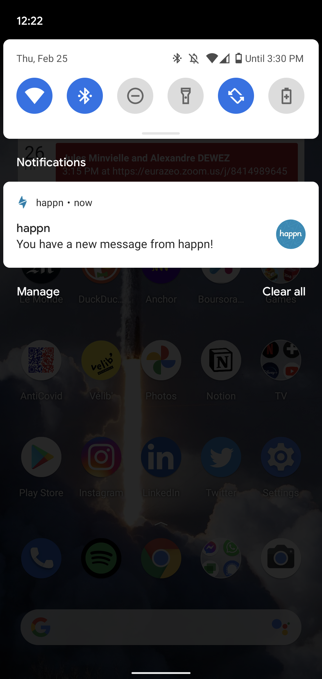 Happn screenshot 1