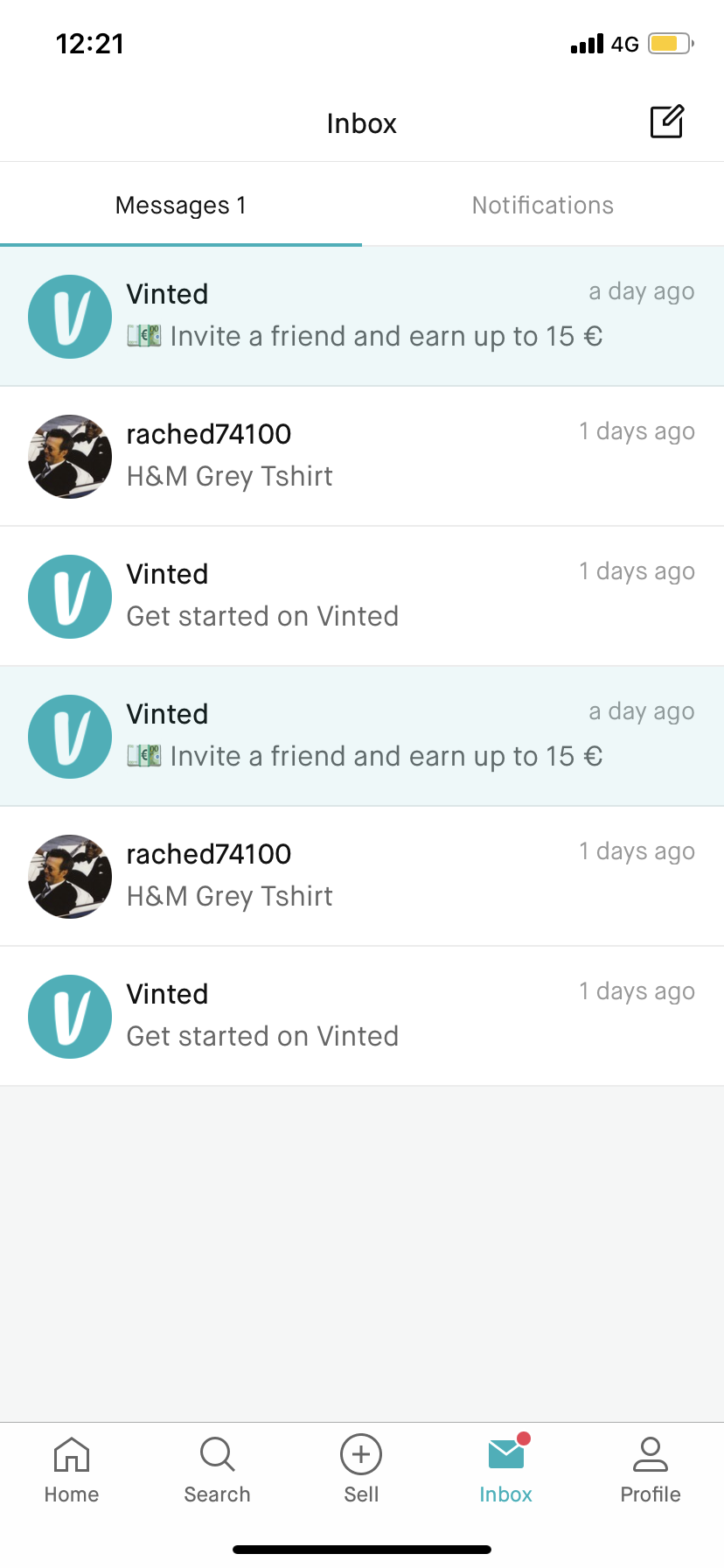 Vinted screenshot 1