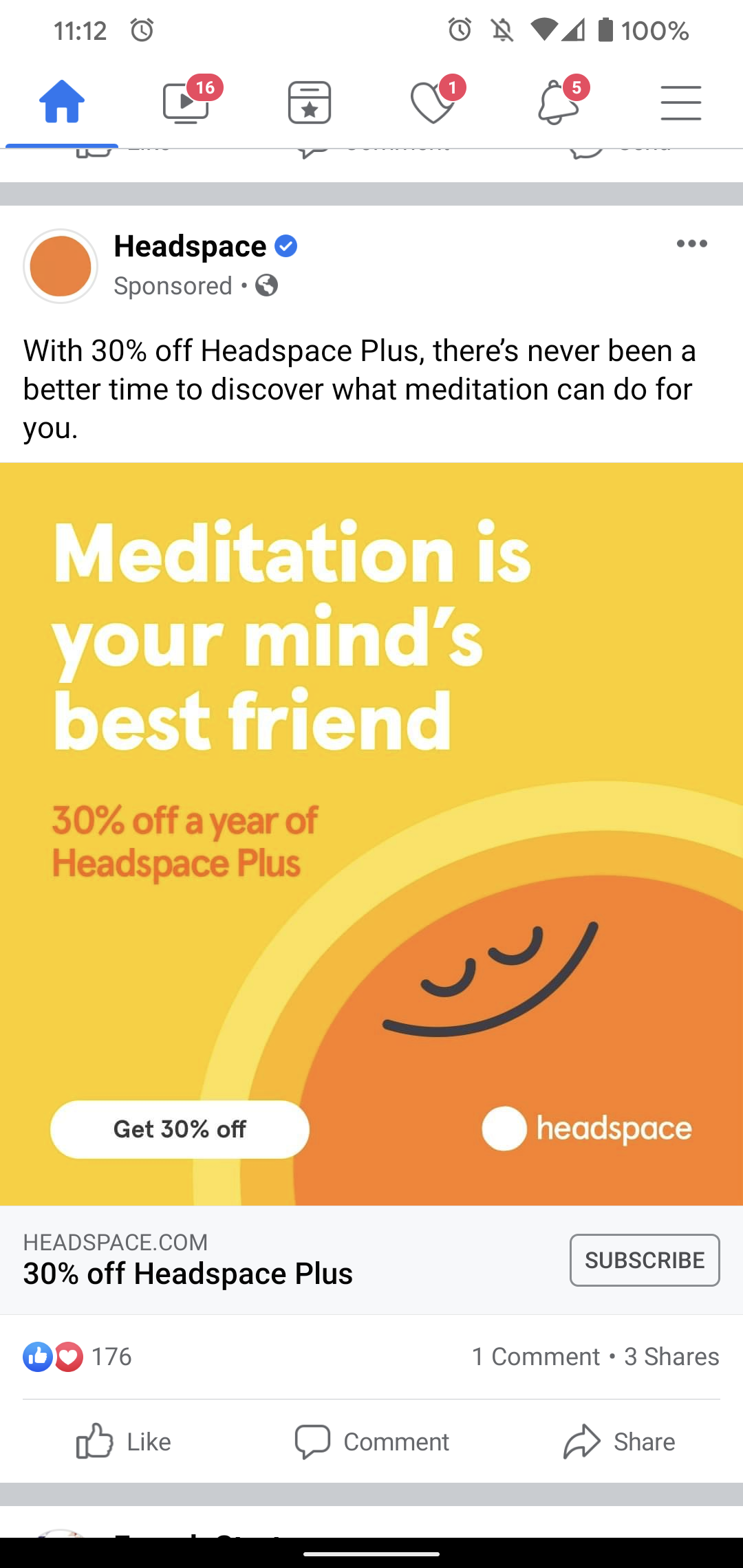 Headspace screenshot 2