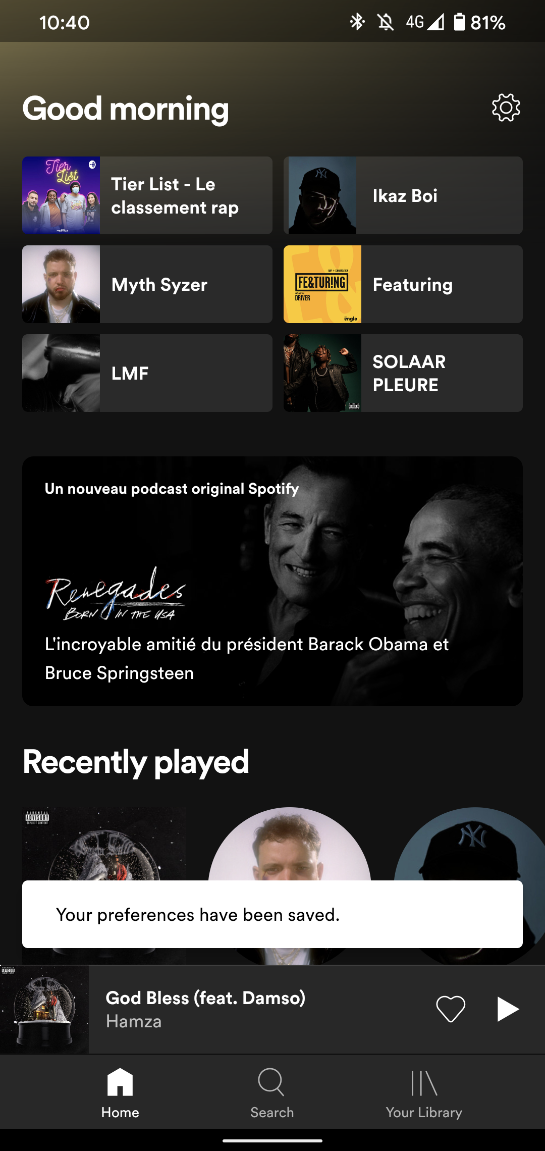 Spotify screenshot 2