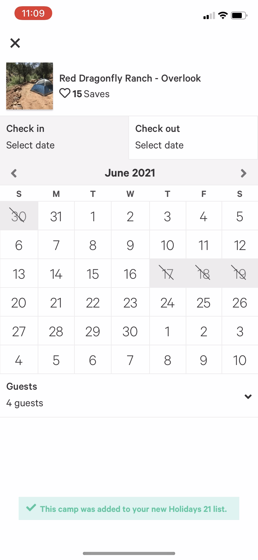 Hipcamp screenshot 21