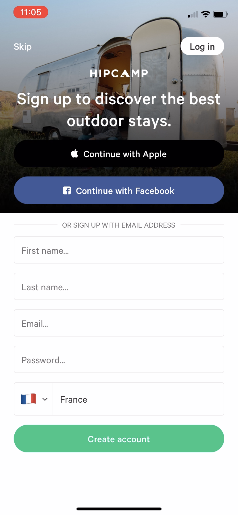 Hipcamp screenshot 2