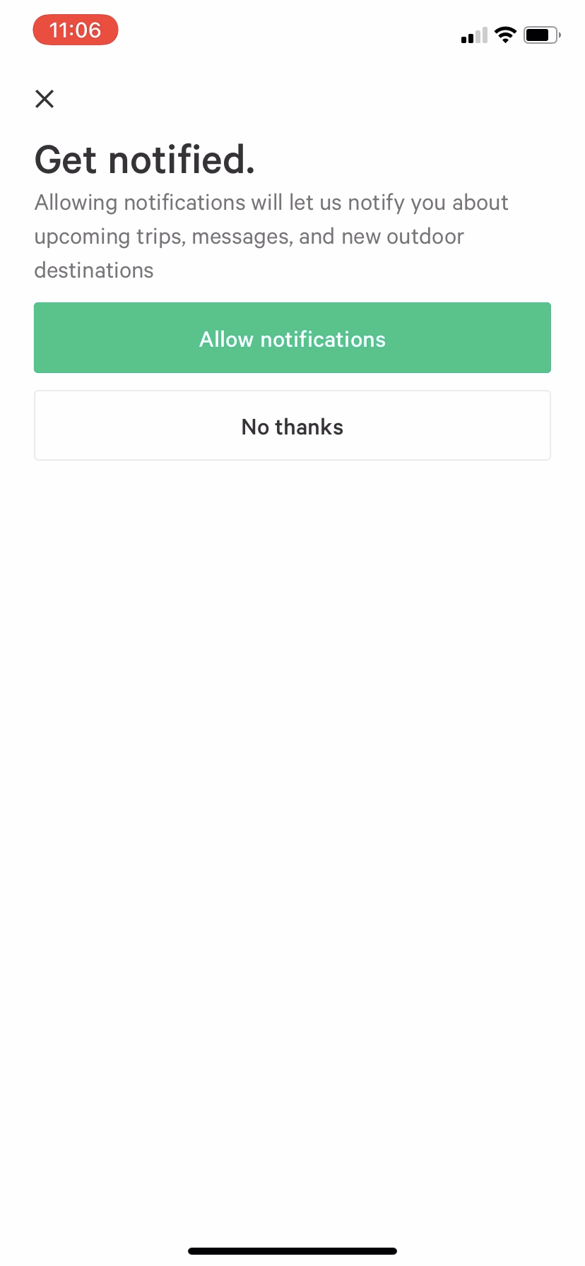Hipcamp - Notifications Opt-in