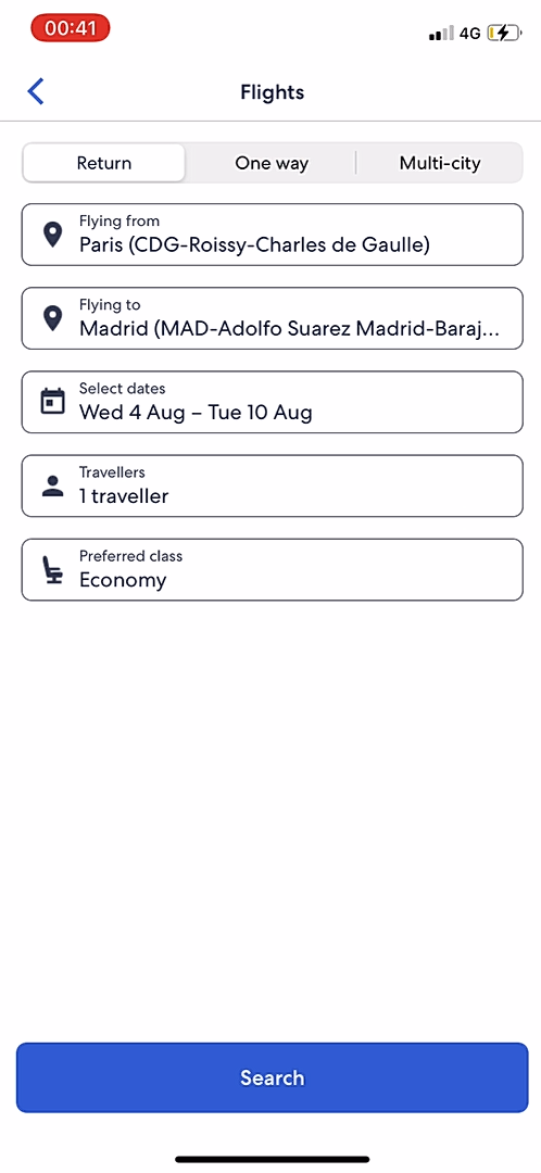 Expedia - Buying something