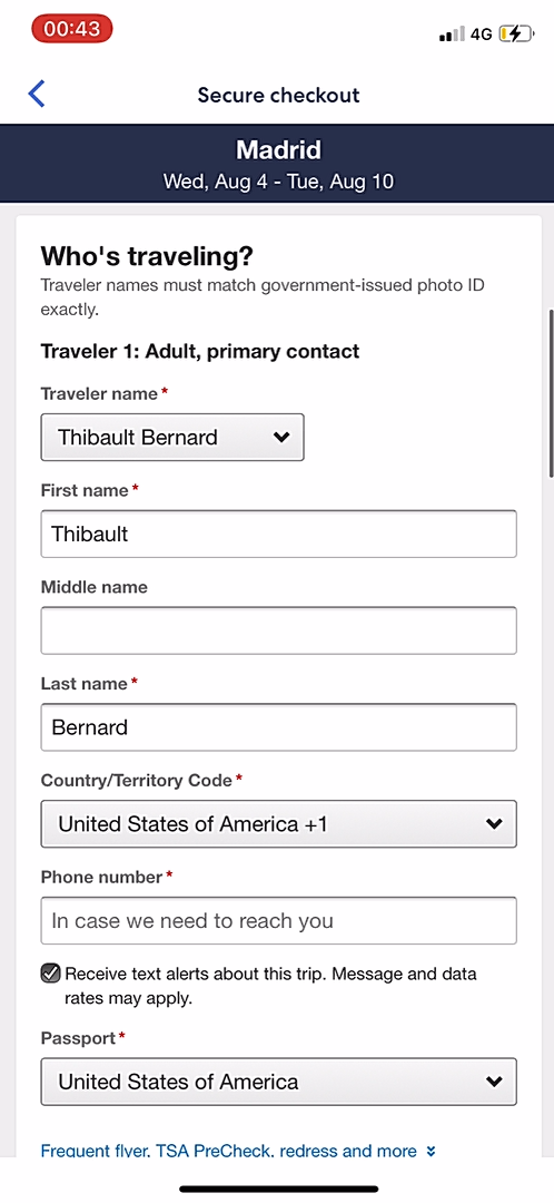 Expedia - Buying something - Screen 20