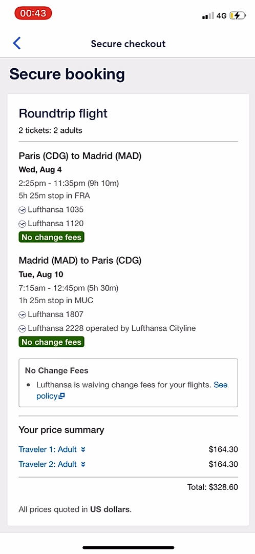 Expedia - Buying something - Screen 19