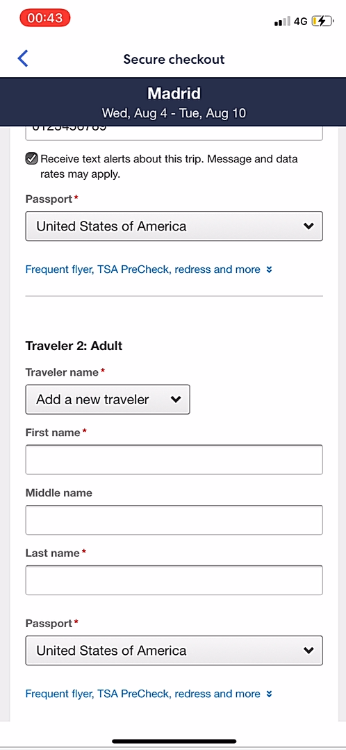 Expedia - Buying something - Screen 21