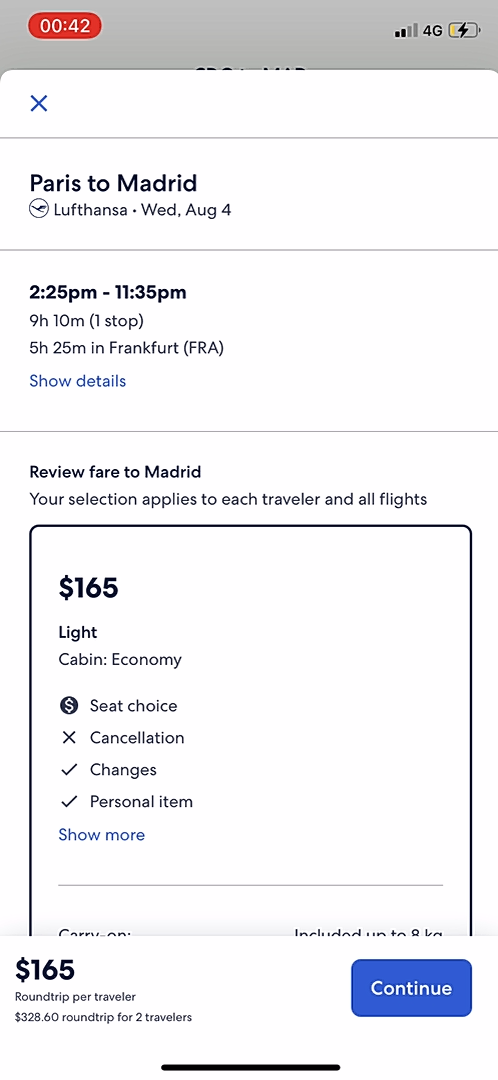 Expedia screenshot 23