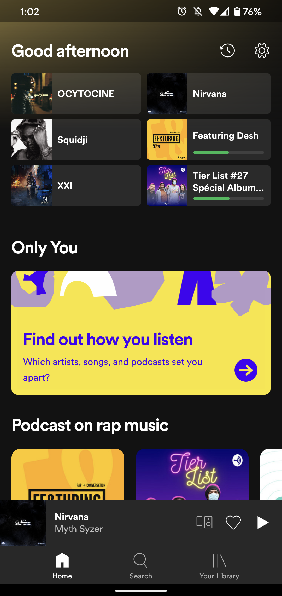 Spotify screenshot 1