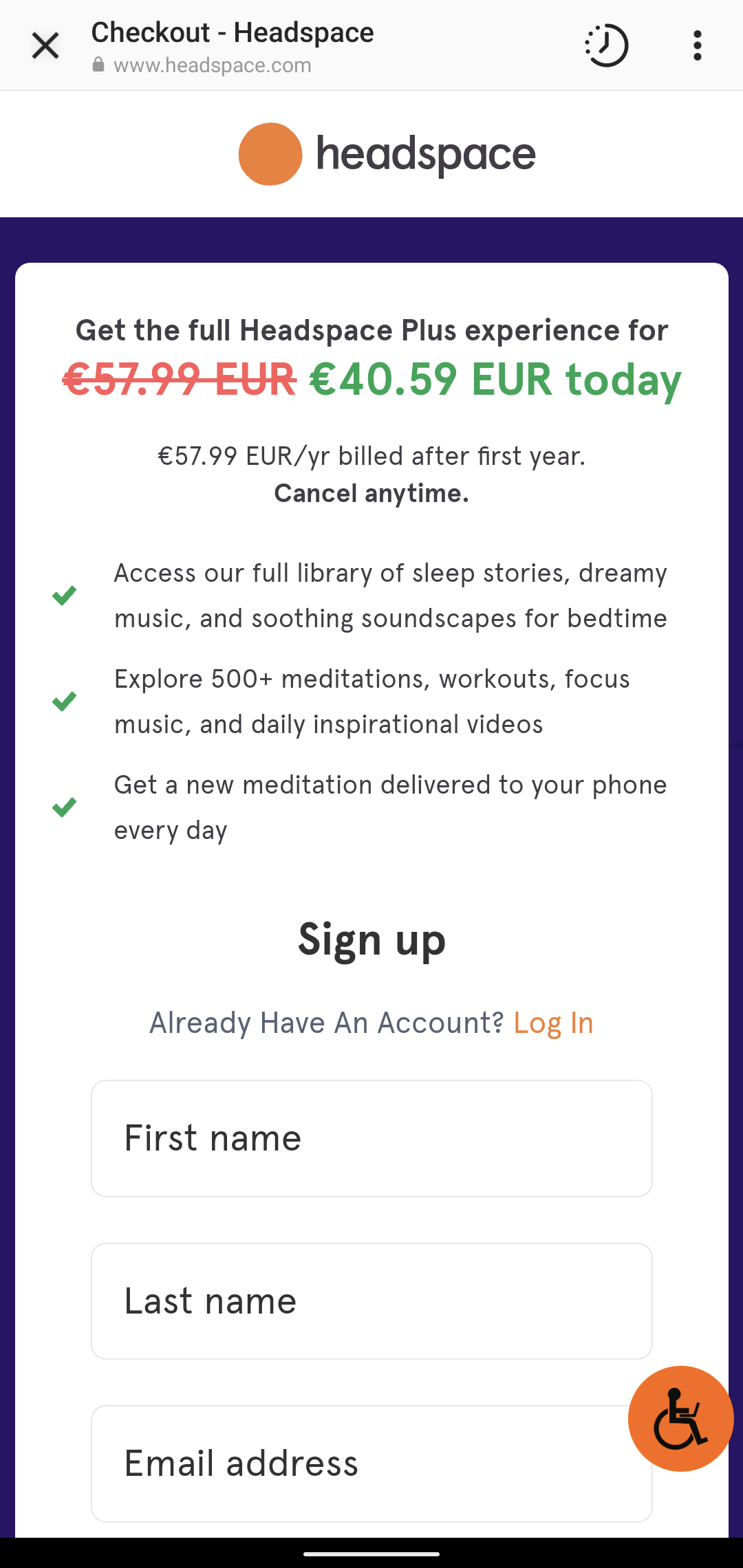 Headspace screenshot 3